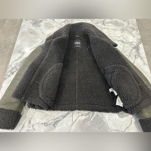 Zara Double Faced Jacket 💚 - Picture 3 of 8